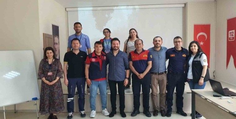 112 Acil Çağrı Merkezi çalışanlarına hizmet içi eğitim
