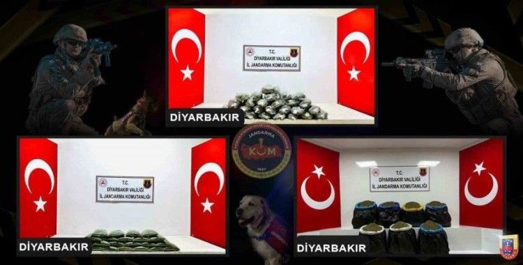 Diyarbakır’da narko terör operasyonu: 150 kilo toz esrar ele geçirildi