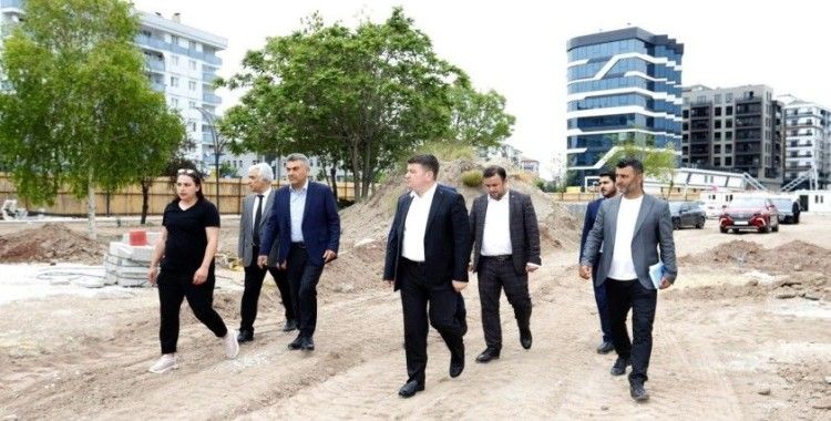 Başkan Dinçer: “Modern kent kimliğine yakışır bir sosyal donatı alanı inşa ediyoruz”
