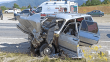 Kahramanmaraş'ta iki otomobil çarpıştı: 1 kişi ölü, 7 yaralı