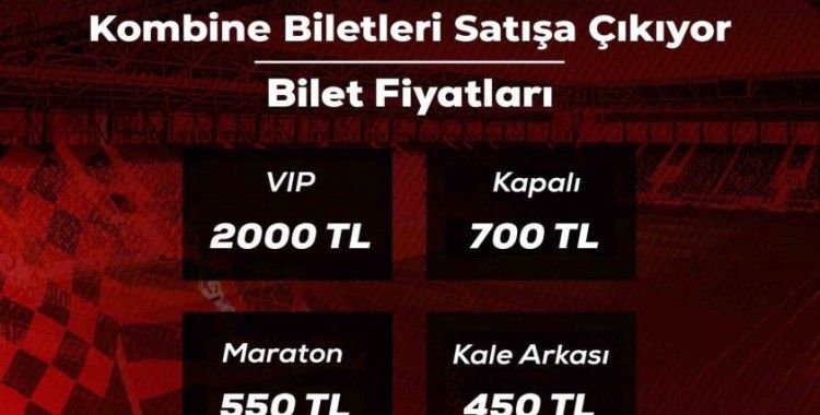 Gençlerbirliği’nde yeni sezon kombine fiyatları belli oldu
