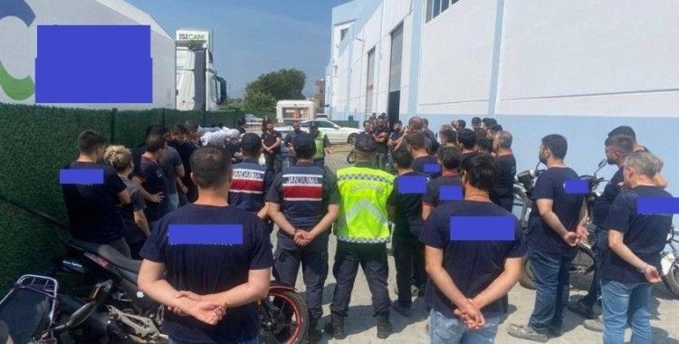 Jandarma ekipleri motosiklet sürücülerini bilgilendirdi
