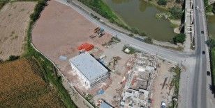 Şehrin en büyük afet merkezi yükseliyor
