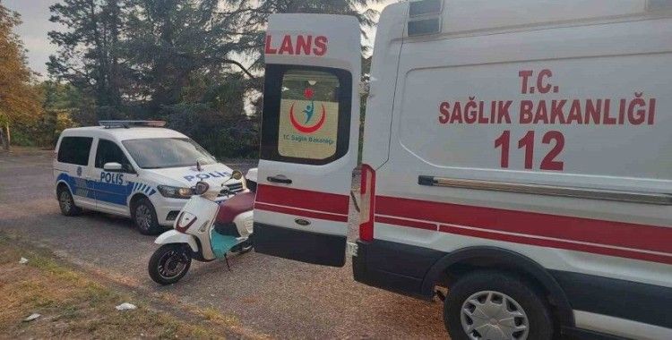 Direksiyon hakimiyetini kaybedip yamaçtan aşağıya uçtu
