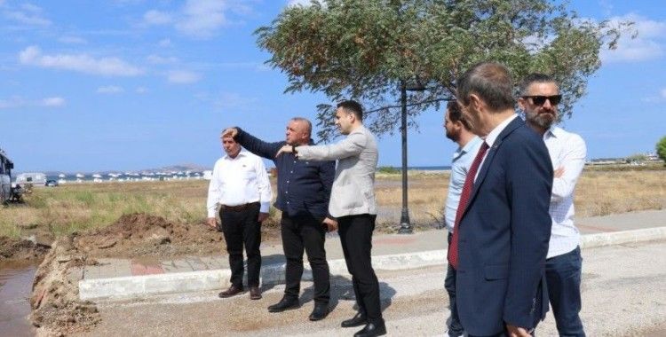 AK Parti’den felaketinin yaşandığı Geyikli’de inceleme
