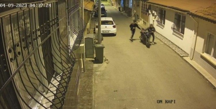 Önce keşif yaptılar, sonra motoru çaldılar
