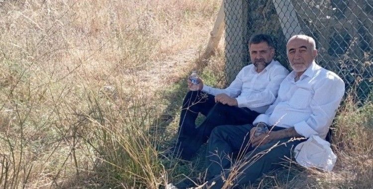 Genel Müdür ve Başkanın su molası
