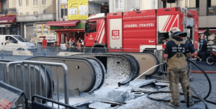 Vezneciler metro istasyonundaki yürüyen merdivende çıkan yangın söndürüldü