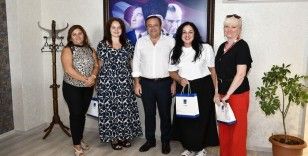Ukrayna’dan gelen heyet, Kuşadası’nda ağırlandı
