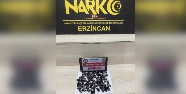 Midesinde 499,23 gram Afyon sakızı taşıyan şahıs tutuklandı