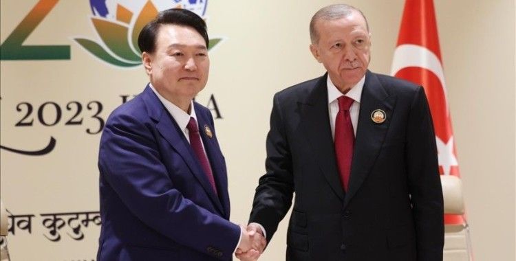 Cumhurbaşkanı Erdoğan, Güney Kore Devlet Başkanı Yoon ile görüştü