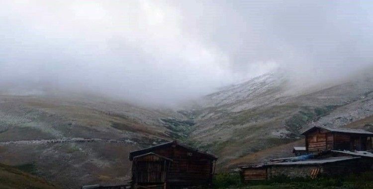 Artvin’in yüksek kesimlerine mevsimin ilk karı yağdı

