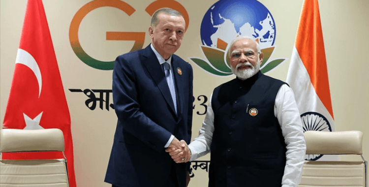 Cumhurbaşkanı Erdoğan, Hindistan Başbakanı Modi'yi kabul etti
