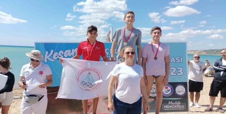 Eymen Taha, Saros Körfezi’nde iki dalda ikinci oldu
