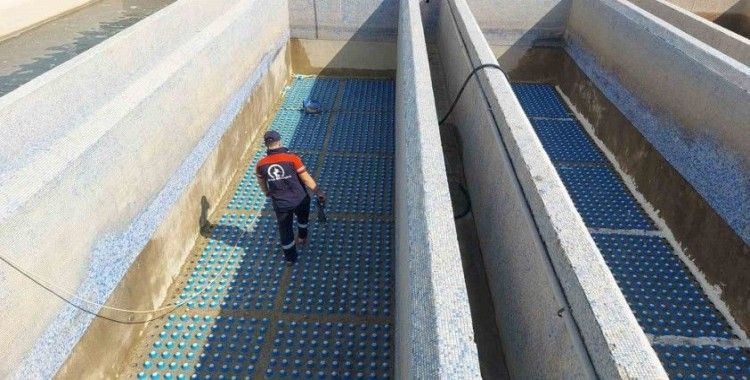 İçme suyu havuzları bakımdan geçti

