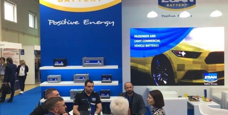 Dünyaya akü ihraç eden firma, ürünlerini bu fuarda tanıttı
