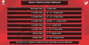 Türkiye Kupası'nda maç tarihleri açıklandı
