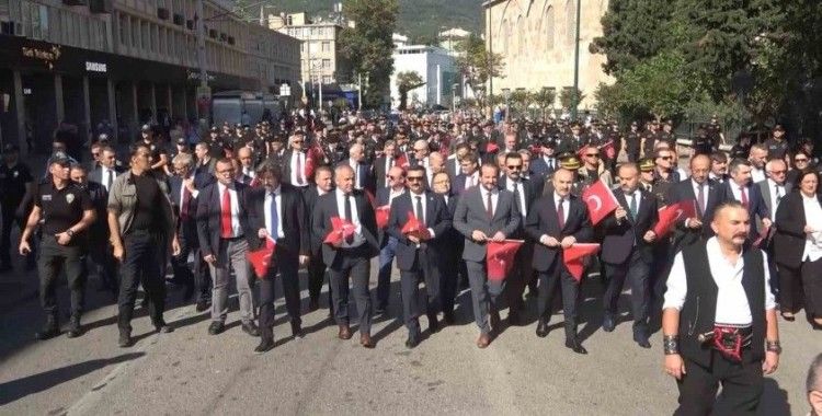 Bursa’nın kurtuluşunun 101. yılı  coşkuyla kutlandı
