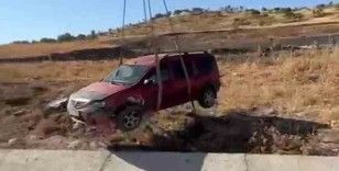 Siirt’te otomobil takla attı: 2 yaralı
