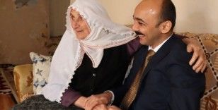 Oltu Kaymakamı’ndan Halime Nine’ye ziyaret

