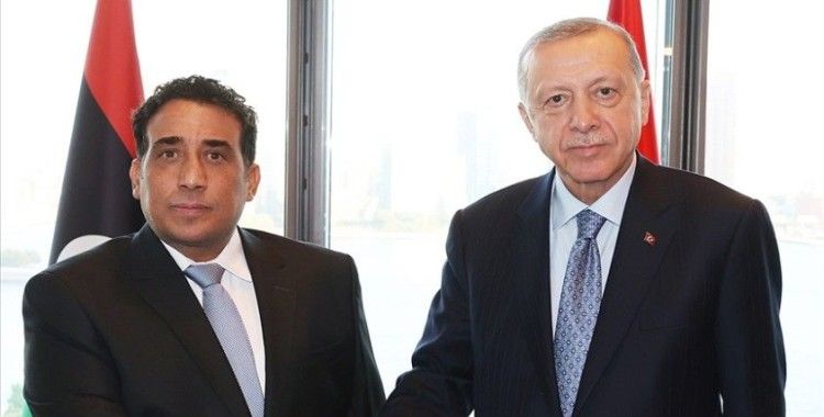 Cumhurbaşkanı Erdoğan, Libya Başkanlık Konseyi Başkanı el-Menfi ile telefonda görüştü