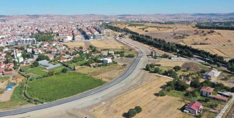 Balıkesir OSB Yolu 3. kısım tam gaz
