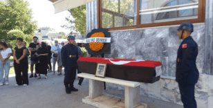 Emekli Kurmay Albay son yolculuğuna askeri törenle uğurlandı