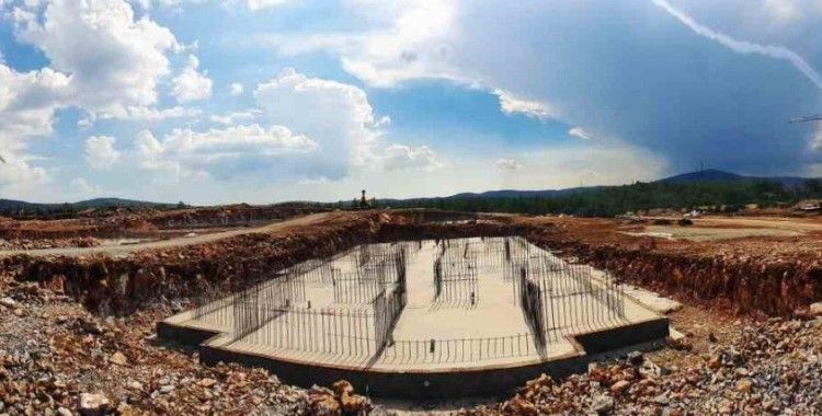 TOKİ Menteşe 3. etap sosyal konutların temel inşaatı tamamlanıyor
