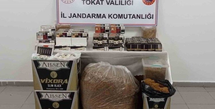 Tokat’ta binlerce adet doldurulmuş makaron ele geçirildi