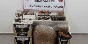 Tokat’ta binlerce adet doldurulmuş makaron ele geçirildi
