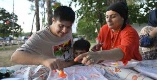 Engelli çocuklar Zeytinpark’ta kampta
