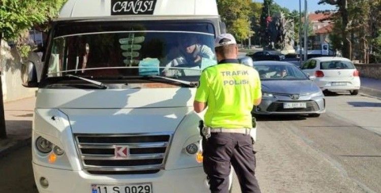 Bilecik'te öğrenci servisleri denetlendi
