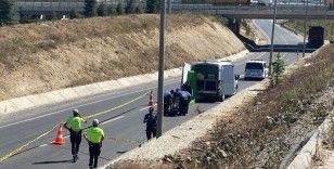 Motosiklet sürücüsü kazada hayatını kaybetti
