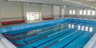Kulp yarı olimpik yüzme havuzu tamamlandı