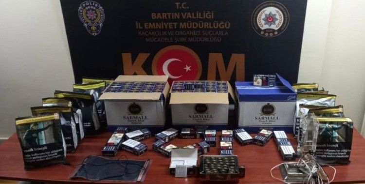 Bartın'da kaçak sigara operasyonu