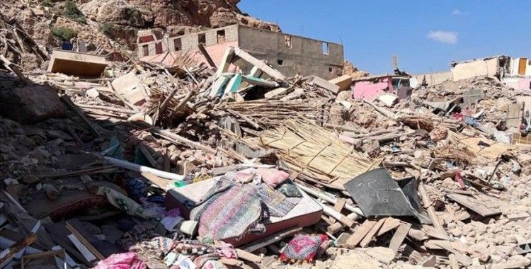 Fas'taki depremde yaklaşık 50 bin ev tamamen veya kısmen yıkıldı