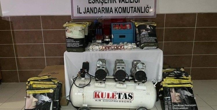 Eskişehir’de jandarma 11 kilogram kaçak tütün ele geçirdi
