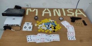 Manisa'da gece yarısı kumar baskını