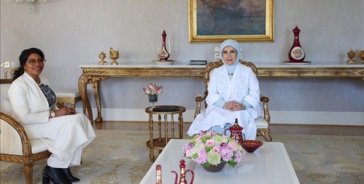 Emine Erdoğan, Malcolm X'in kızı İlyasa Şahbaz ile görüştü