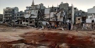 Sel felaketinin vurduğu Libya'nın Derne kenti adeta savaş alanını andırıyor
