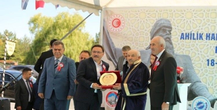 Vali Çiçek: “Ahilik teşkilatı, medeniyetimizin dünyaya armağan ettiği en büyük hediyelerden birisidir”
