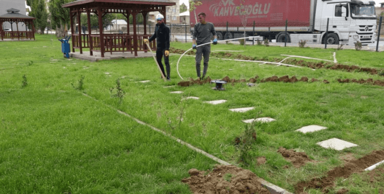 Atık malzemelerden engelsiz park için çalışmalar başladı