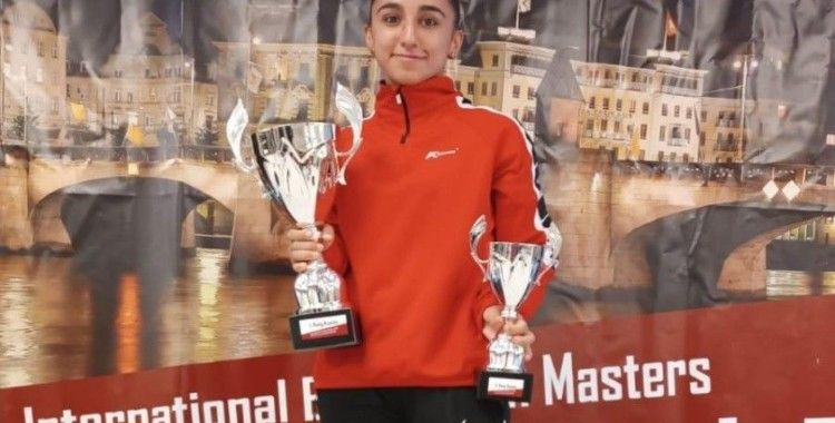 Büyükşehir sporcusu uluslararası turnuvadan iki madalyayla döndü
