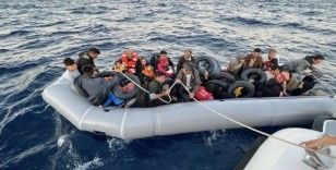 Ayvacık açıklarında 43 kaçak göçmen kurtarıldı