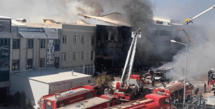 Başkent'te sünger fabrikasındaki yangında 5 kişi dumandan etkilendi