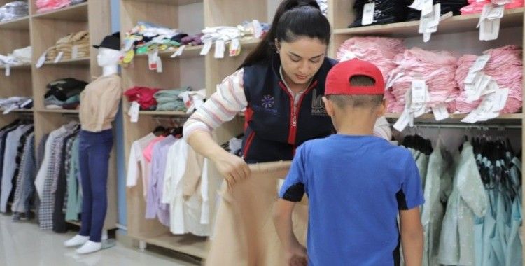 Büyükşehirden ihtiyaç sahiplerine giysi yardımı