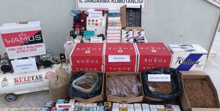 Aydın’da 96 bin makaron ele geçirildi
