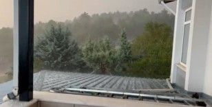 Kahramanmaraş'ta şiddetli yağış ve dolu etkili oldu