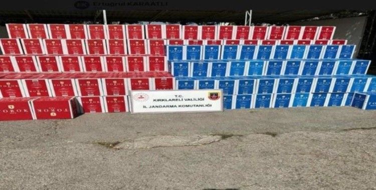 Kırklareli'nde 22 kilo esrar ve 120 bin makaron ele geçirildi