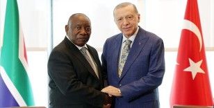 Cumhurbaşkanı Erdoğan, Güney Afrika Cumhuriyeti Cumhurbaşkanı Ramaphosa ile görüştü